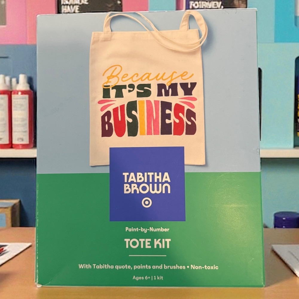 Tabitha Brown‎ Paint-by-Number Tote Kit Target DIY Project Craft Fun